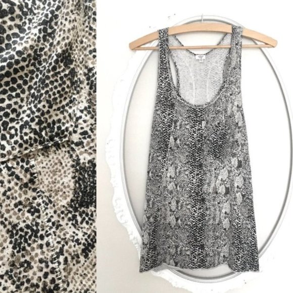 Wilfred snake print racerback tank top, XXS - Picture 1 of 8